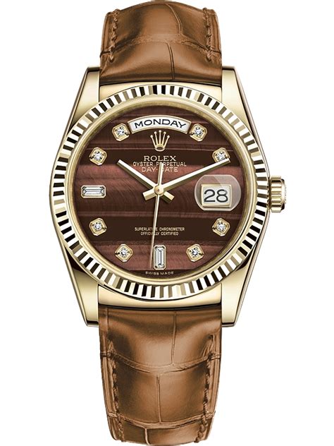 rolex watch with bull